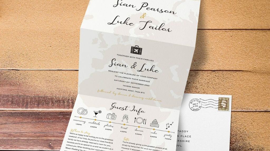 Destination Wedding Invitation