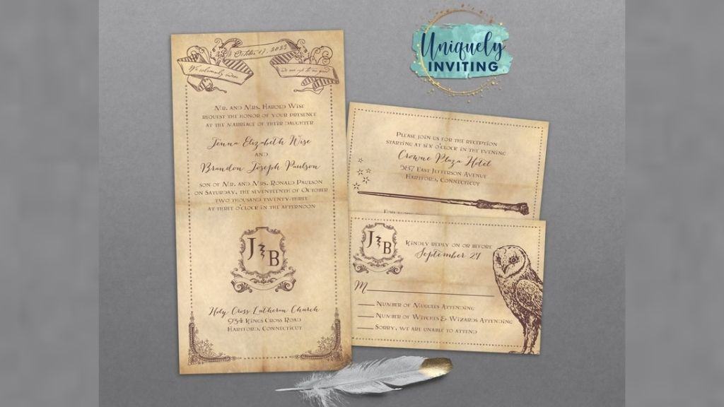 Harry Potter 'We Solemnly Swear' Invitations