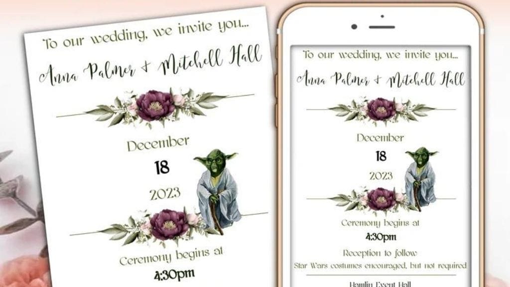 Digital Wedding Invitation