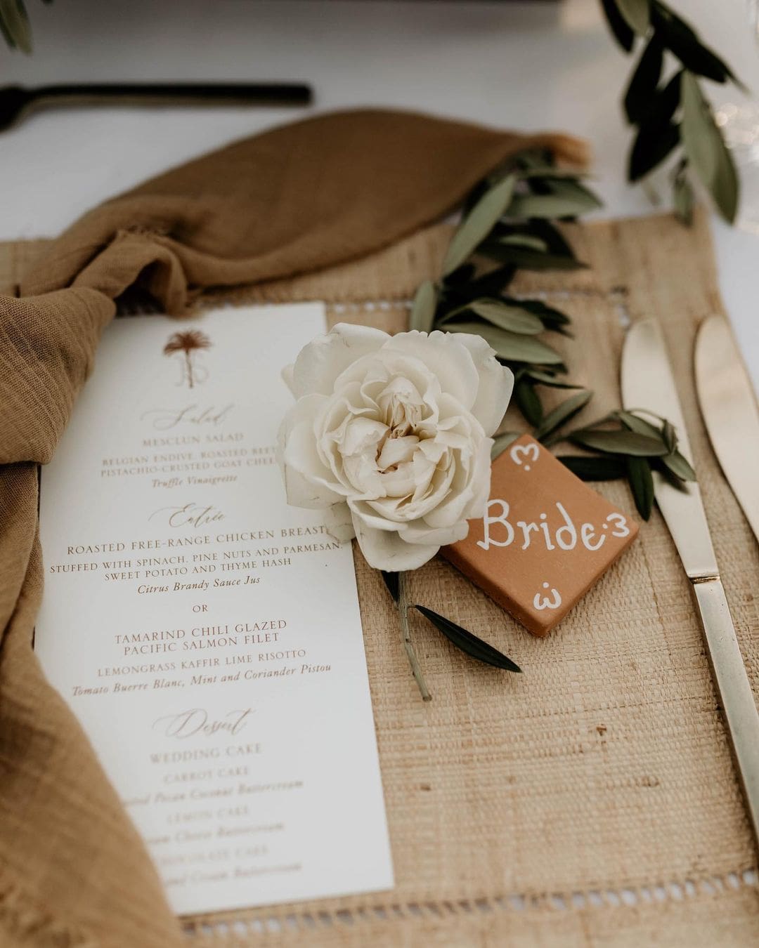 Menus + Programs + Place Cards, Oh MY!