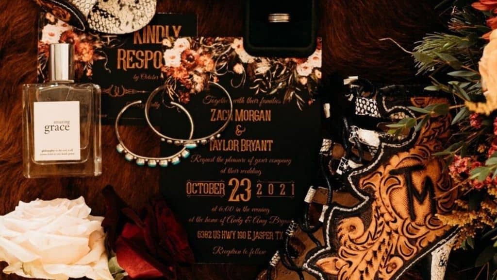 Navajo Wine & Rust Floral Wedding Suite