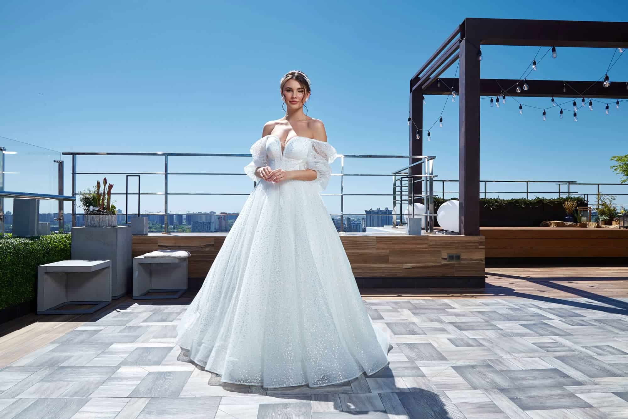 Off The Shoulder Wedding Dress