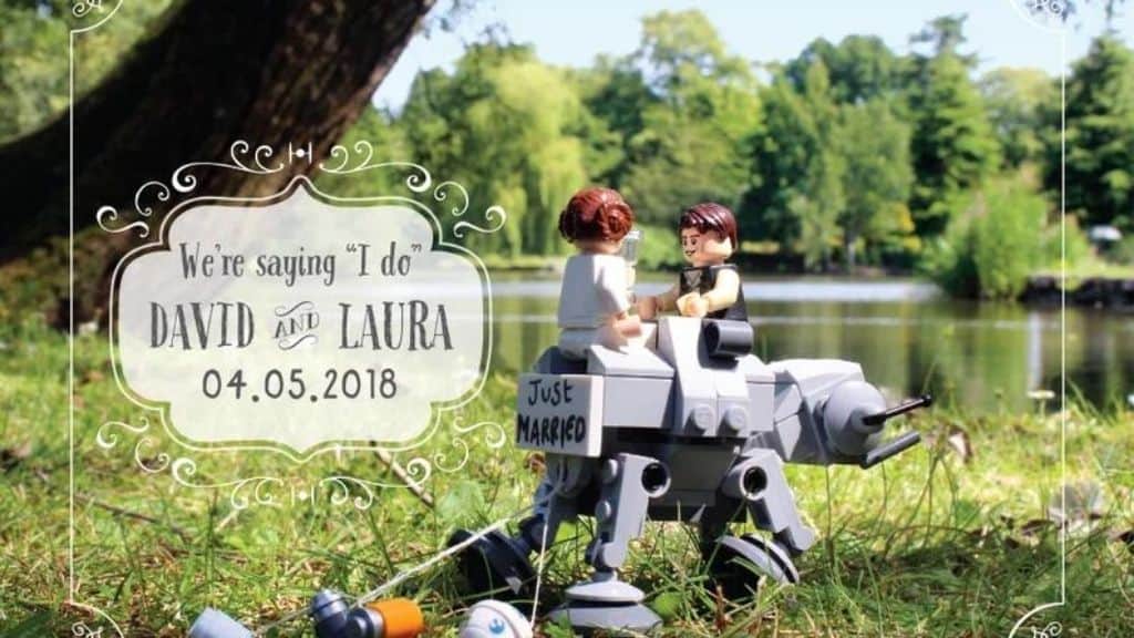Star Wars Han & Leia Wedding Invitation