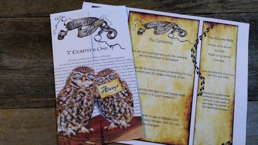 Printable Cuddling Owls Wedding Invitation