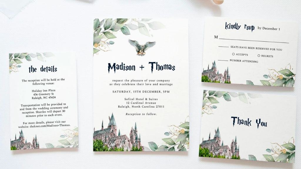 Wizard Wedding Invitation Suite