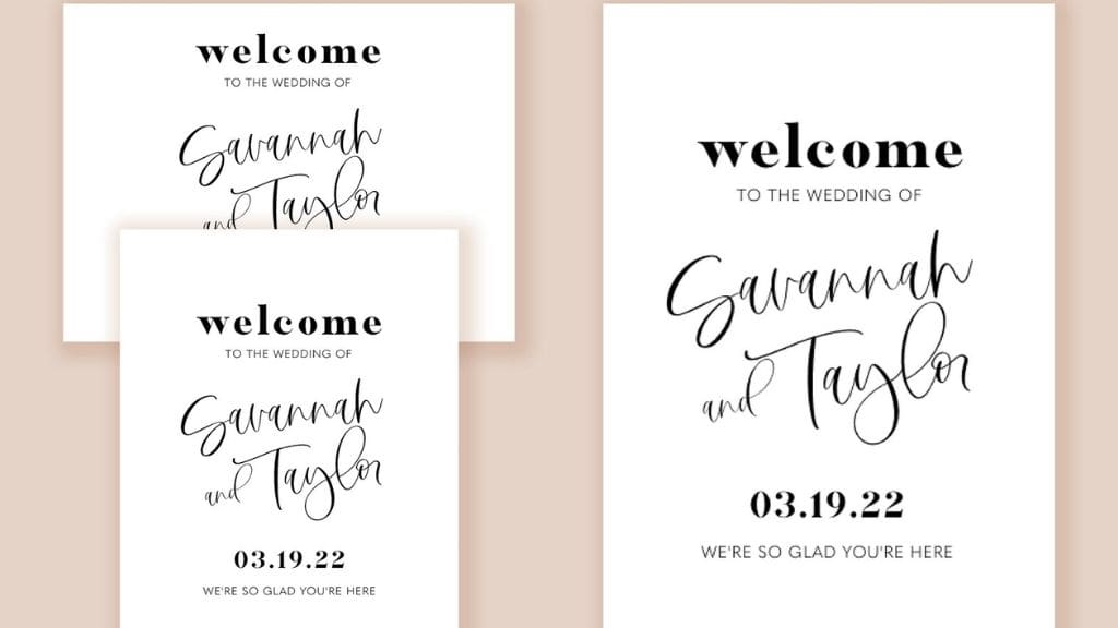 DIY Editable Pocket Wedding Invitation Set