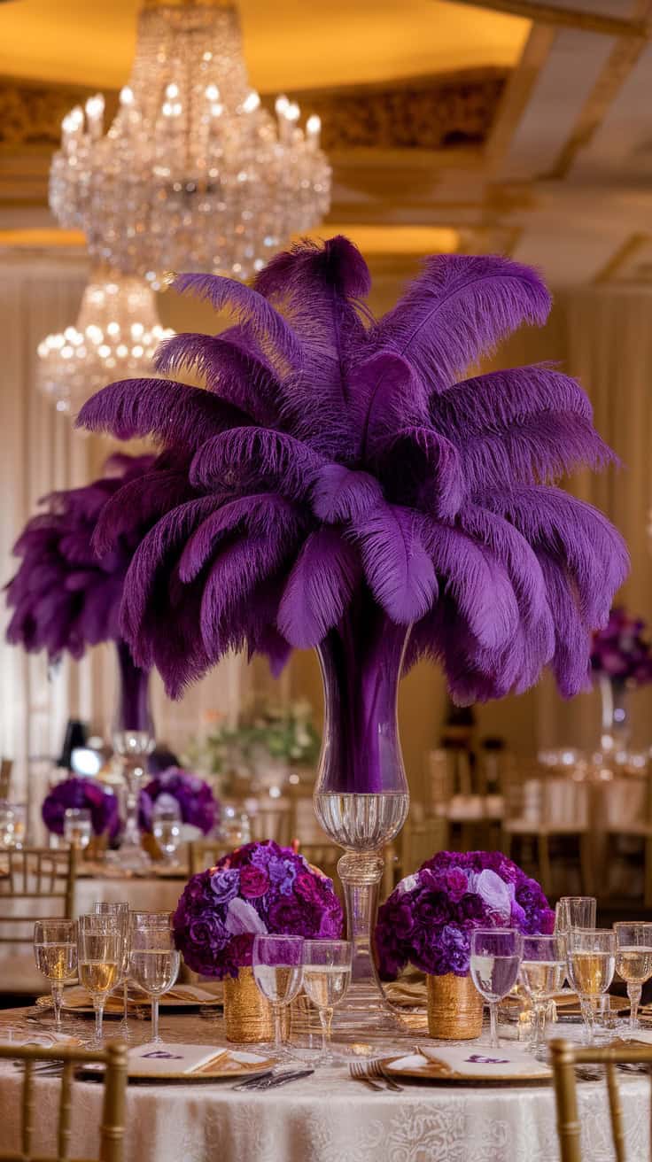 a regal wedding centerpiece with vibrant ikAB5rEiSuaoJhUj0DrMgw 9Dgy WW QCuBdJgilD8Z Q