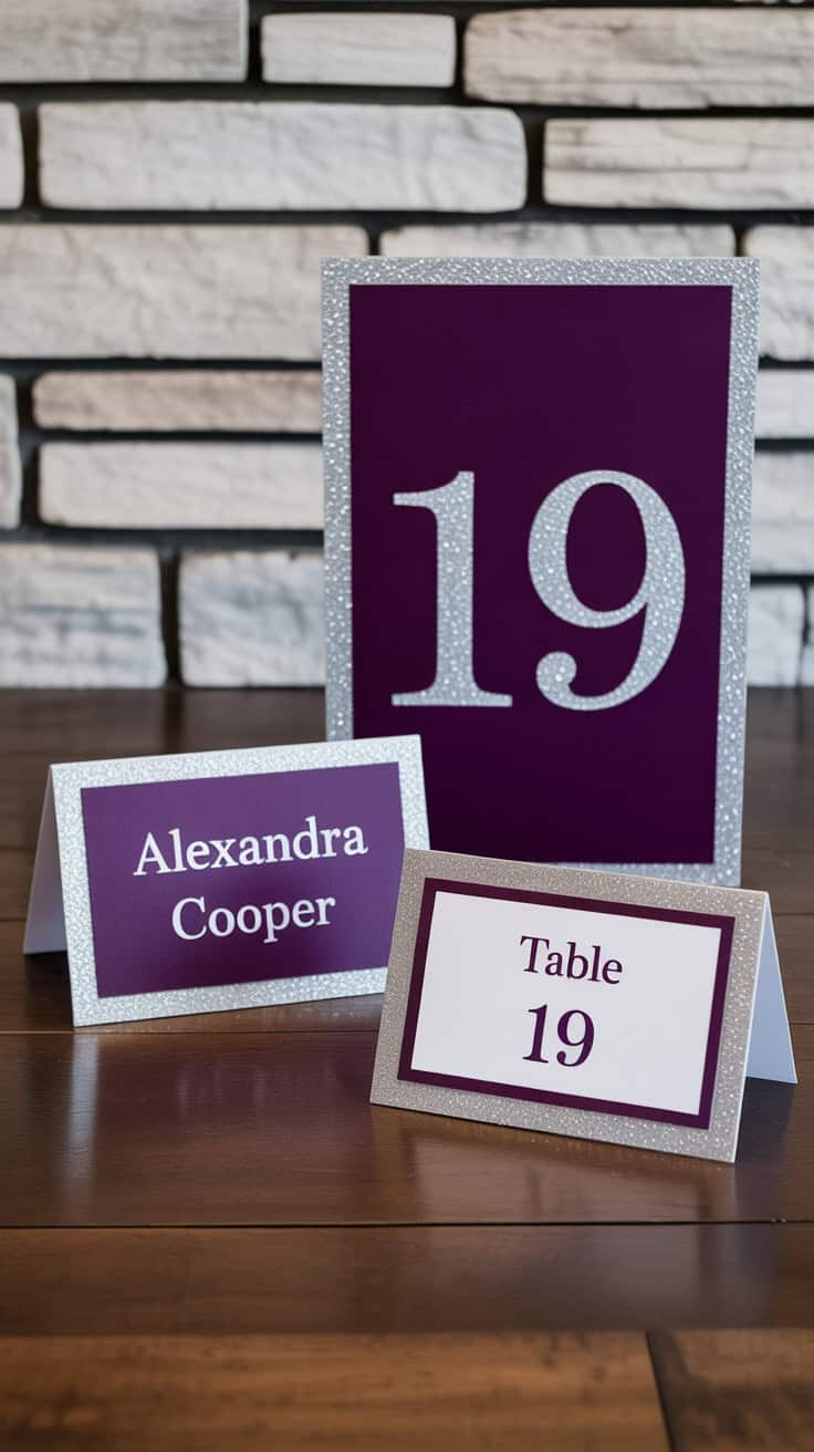 a set of elegant table place cards and a sPd aScMQPi5KHADNcJpWw oNyiyTsfQB sWWmv7BL7Yw