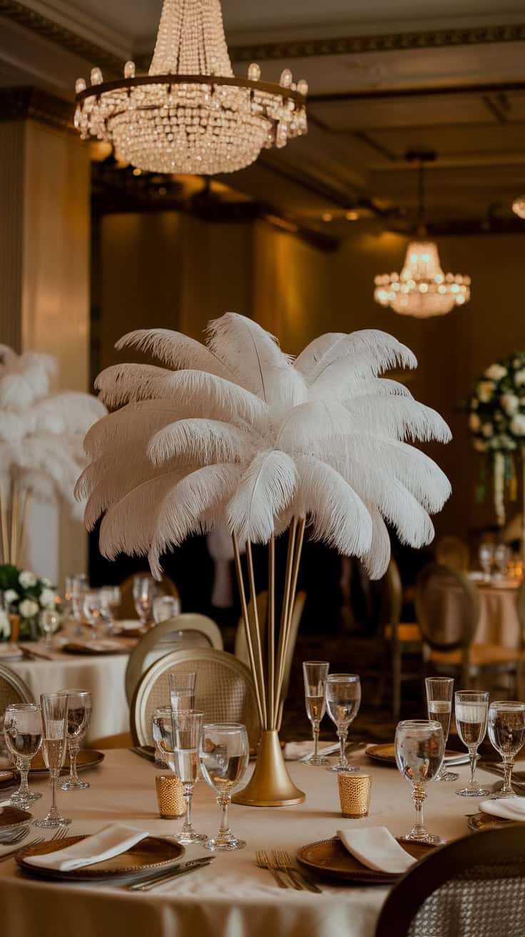an art deco inspired wedding centerpiece vG79tPEjTgCb1sRGMHfq4A hl5JWlWAT9C8zyo9QXHVdQ