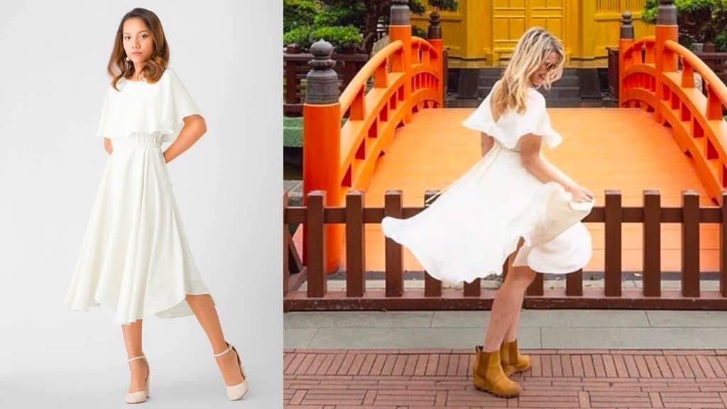 Valentine Classic White Dress