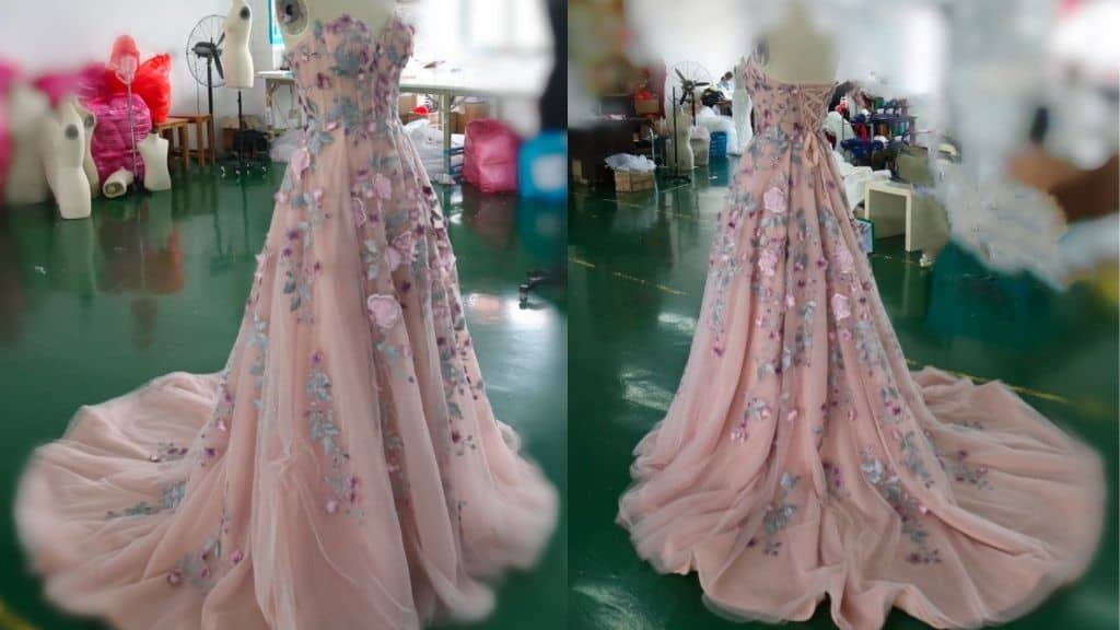 Custom-Made Sweetheart Wedding Dress