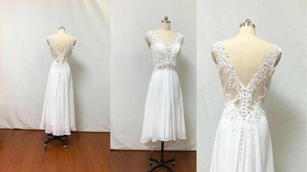 High-Low Wedding Dress by Slice of Heaven