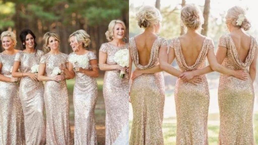 Sequin Bridesmaids Dress