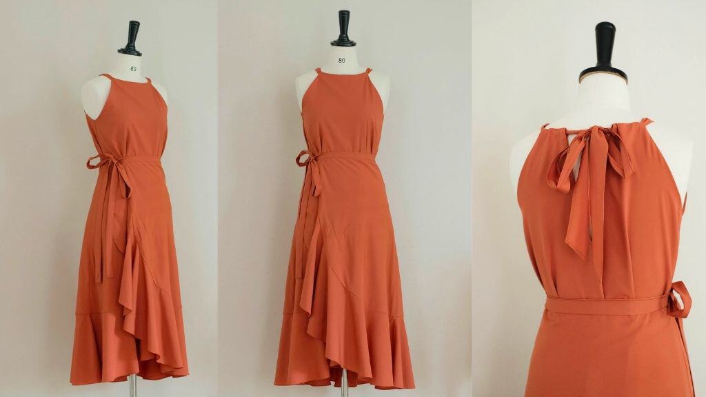 Rust Bridesmaid Dress Set
