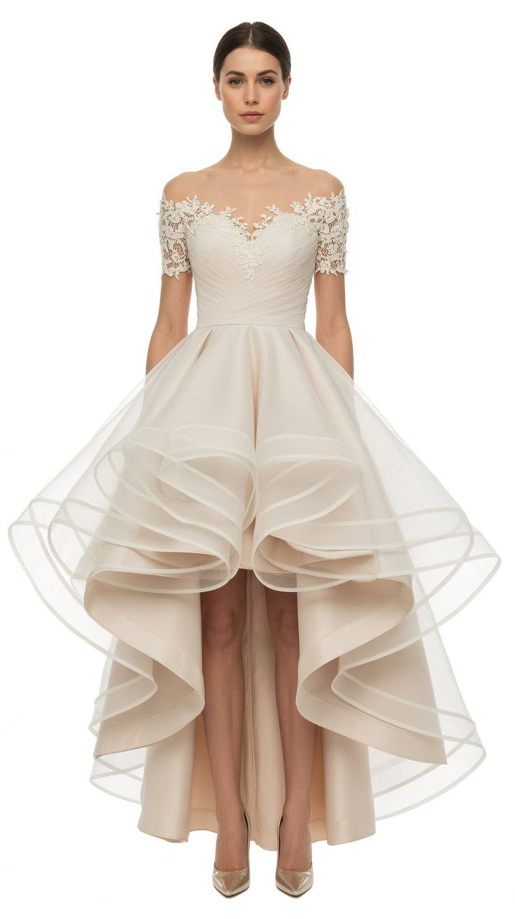 a fashion photograph of an elegant white aUSf3IBZR8Om iLL iM2Uw yfyo47xbT2GAGXuW Fb63Q