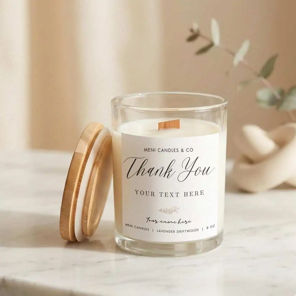 Custom Bridal Shower Host Candle