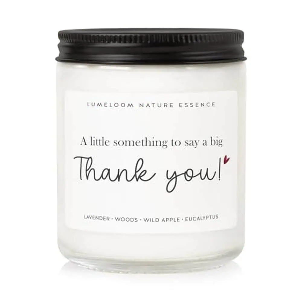 Lavender Thank-You Soy Candle