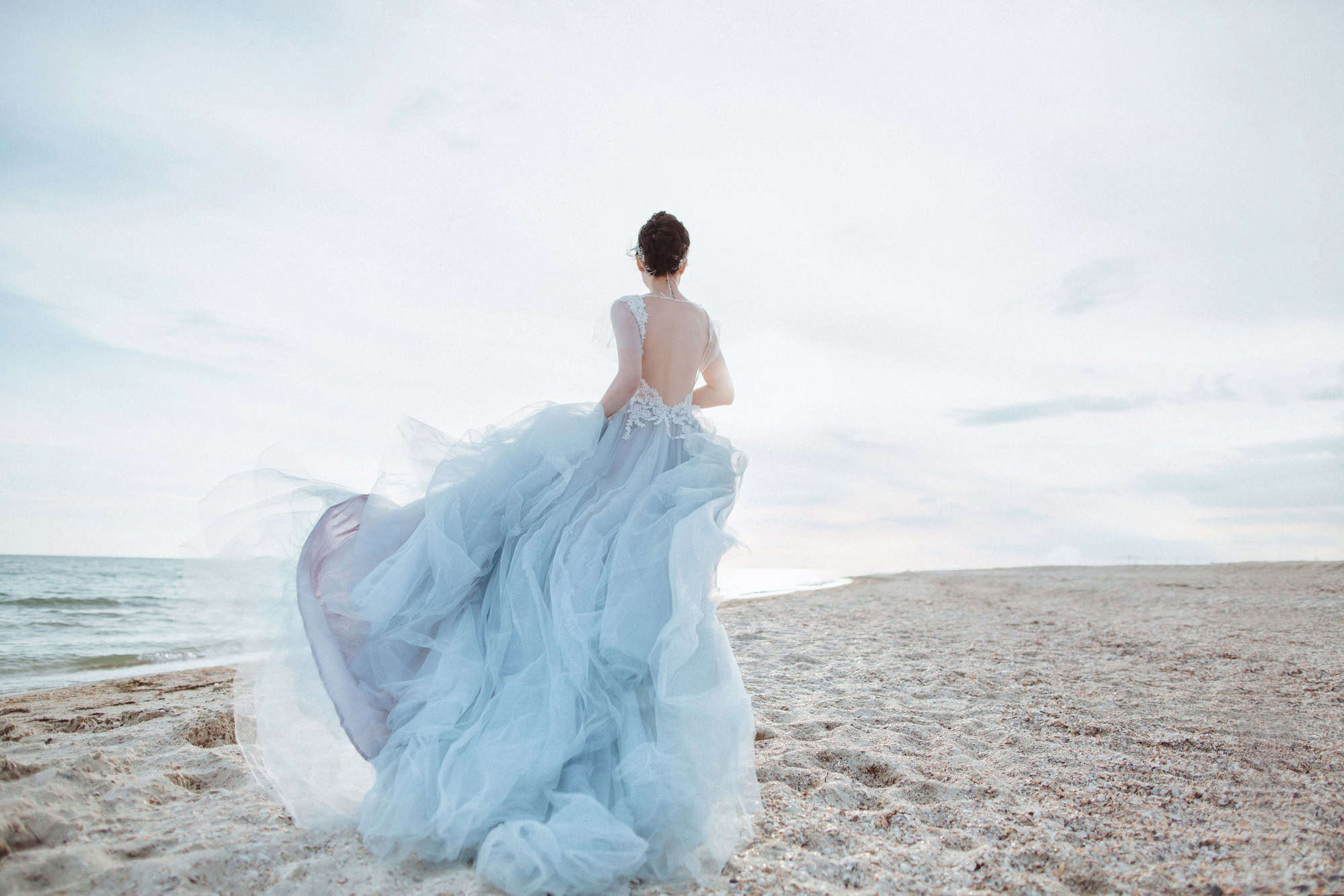 Blue Wedding Dress