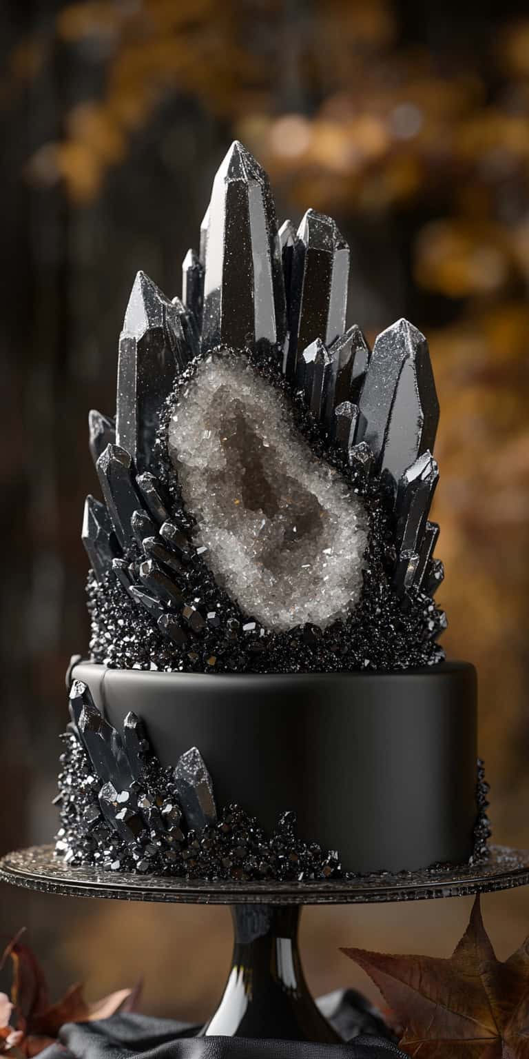 Gorgeous Geode Wedding Cake