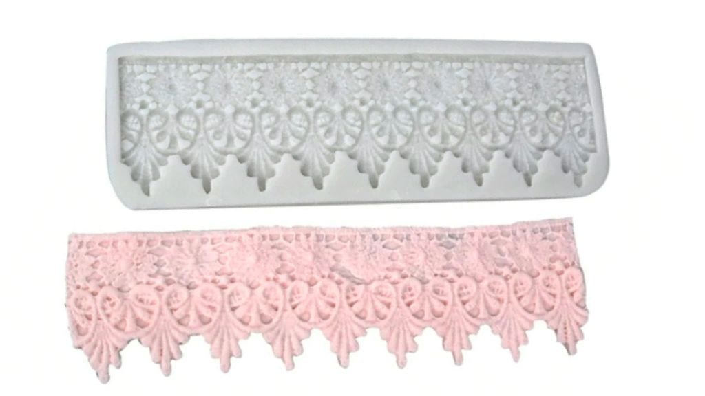 Lace Pattern Silicone Fondant Mold