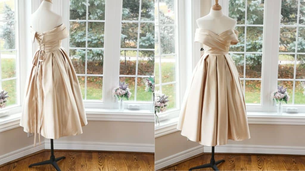 Handmade 1950s Wedding Dress