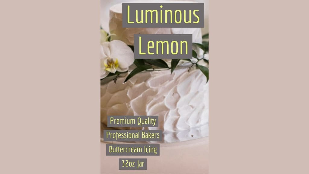 Luminess Lemon Ready-Made Buttercream Icing