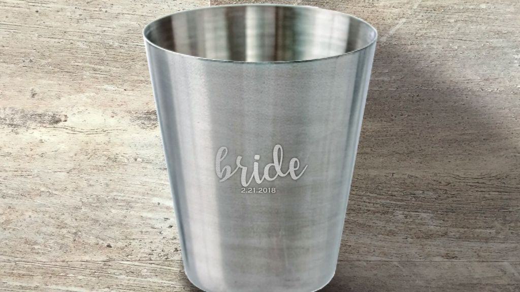 Personalized Mini Stainless Steel Shot Glasses