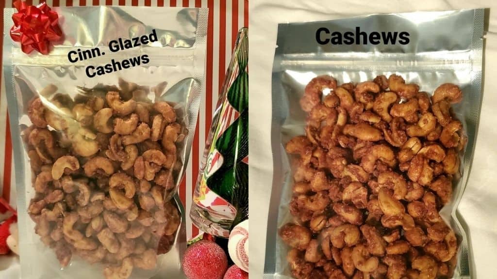 Cinnamon Roasted Cashews - Medium Bag