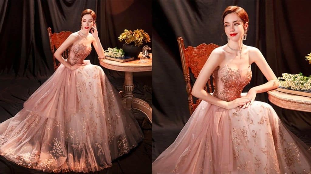 Off Shoulder Prom Dress