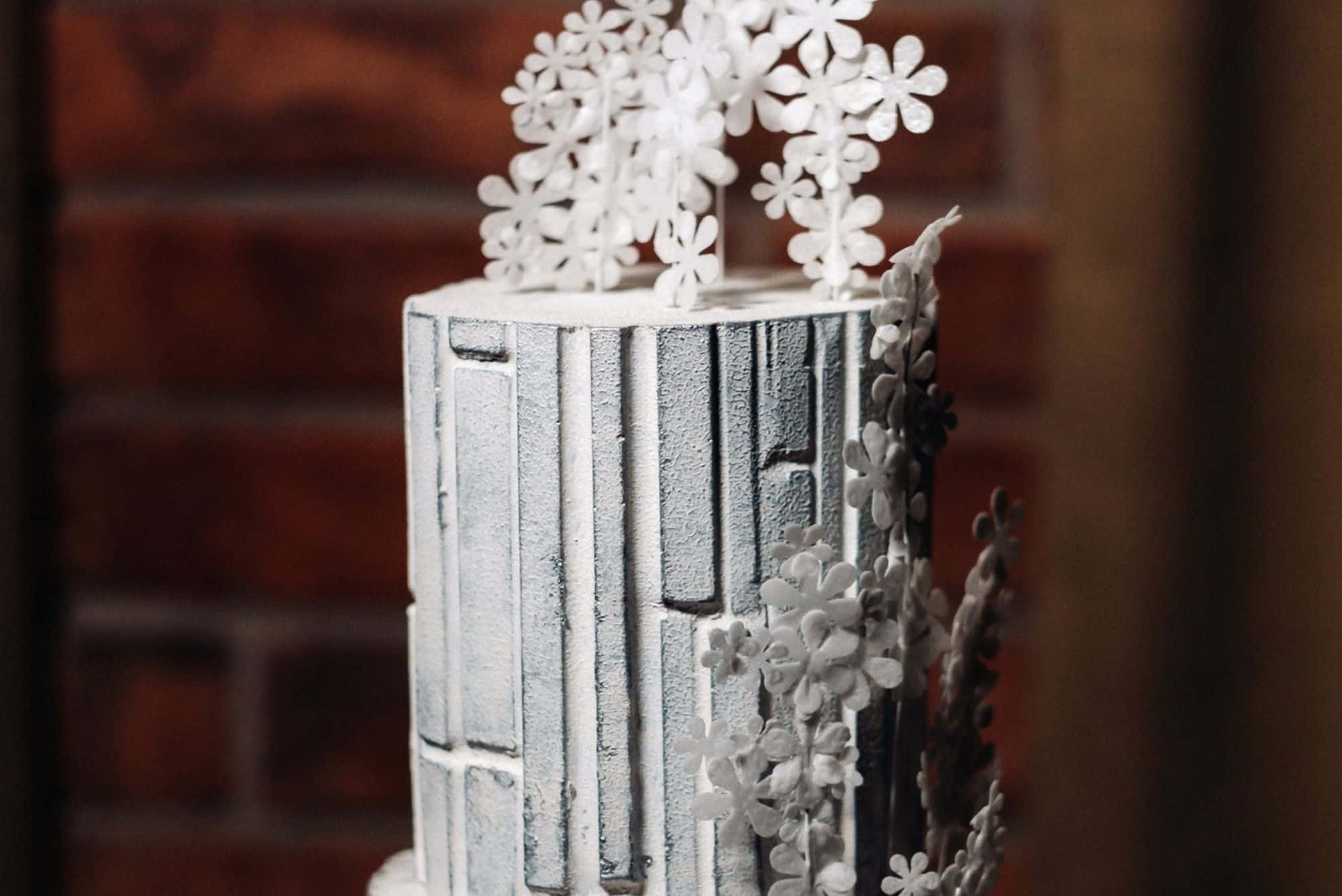 Snowflake Wedding Cakes
