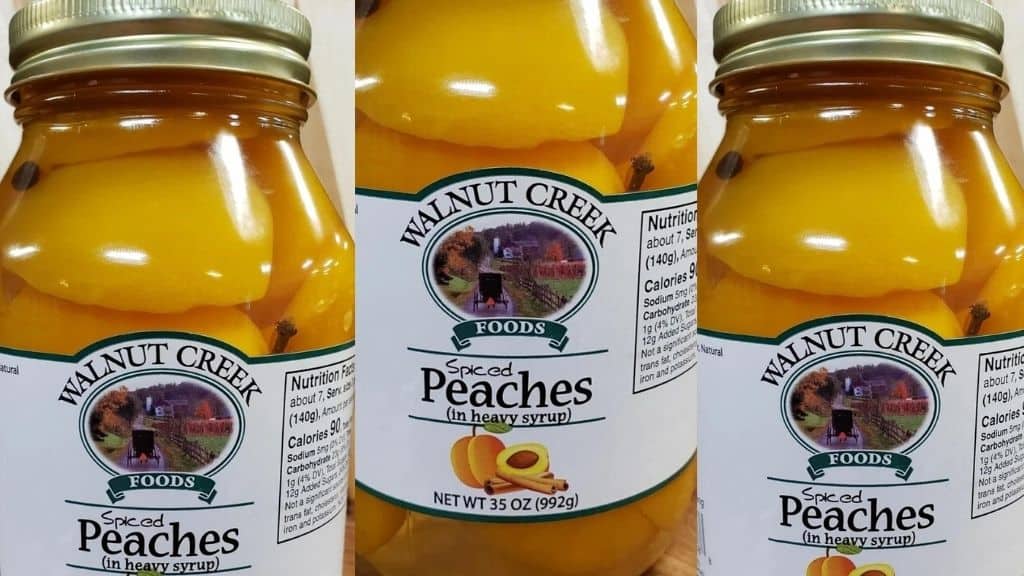 Spiced Peaches - Ready to Enjoy