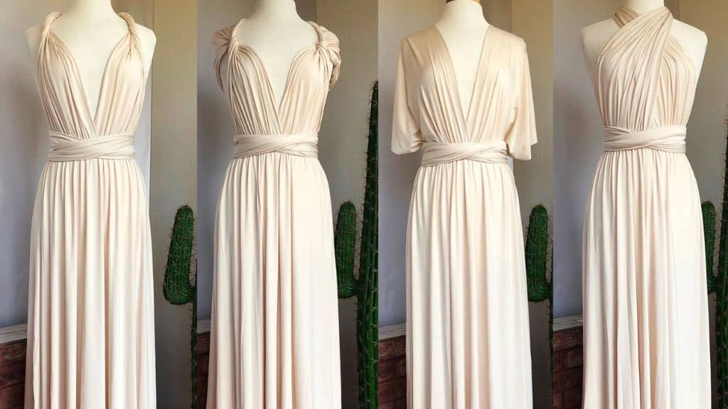 The Three C's Stretchy Bridesmaids Dress