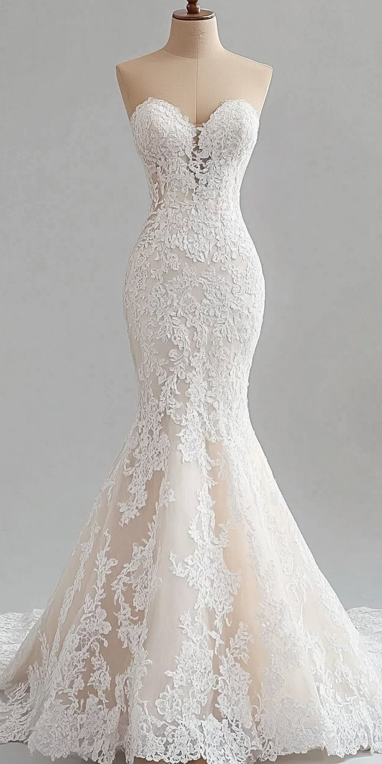Wedding Dress in Champagne Shows
