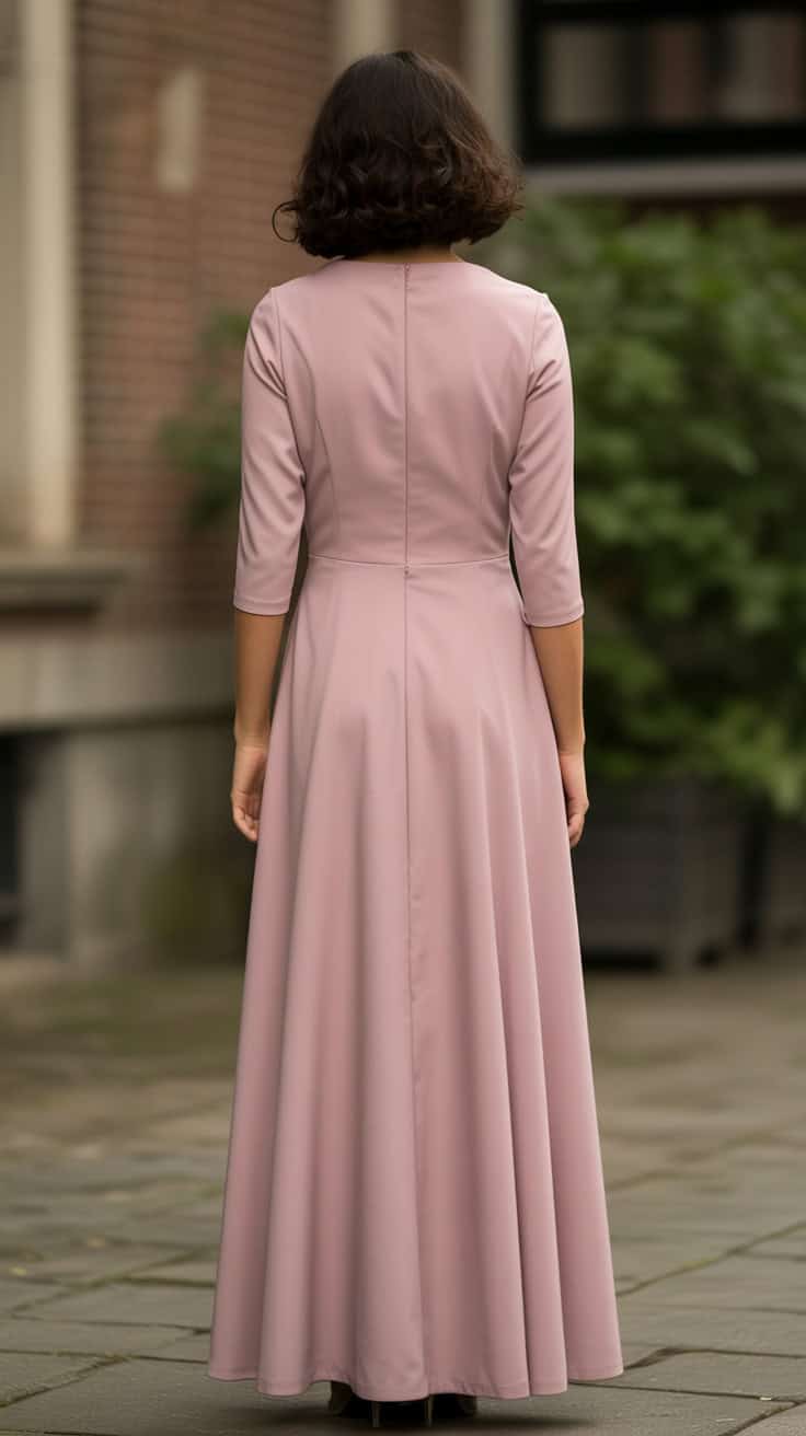 a back view photograph of a woman wearin jHB621DtT5mCHcgNo7SVng KJS zHkJS12UD1Zi9aRMsQ