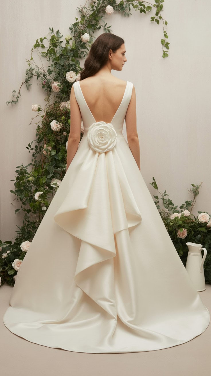 a back view photograph of an elegant