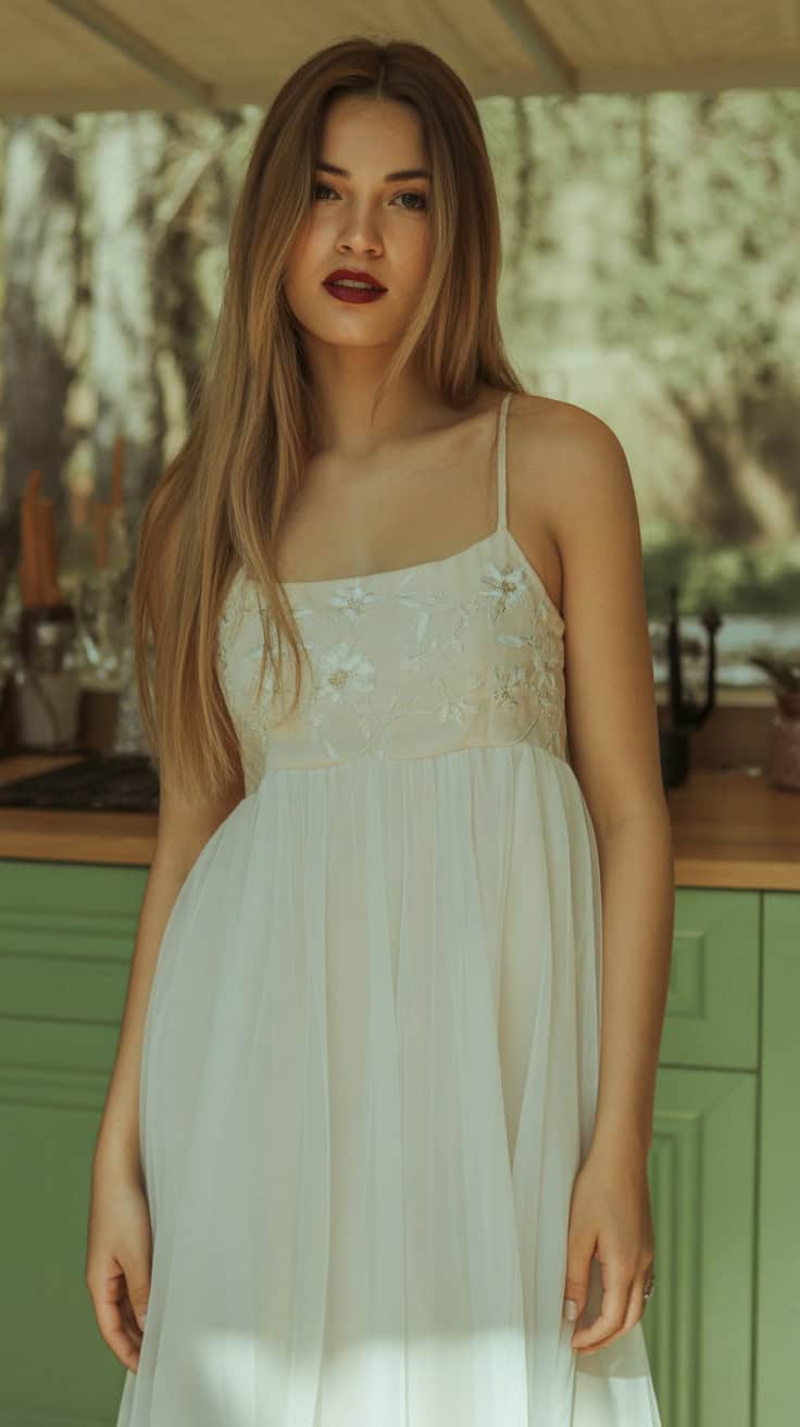 a fashion photograph of a young woman we cDPOx
