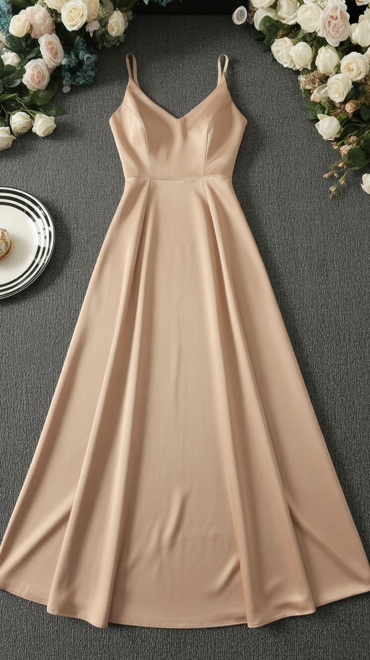 a full length formal dress in a champagn j 5BJgA7Q6a2UM2i5JQnDg 5 uX5z4xQF6XpdPaE8 iHQ