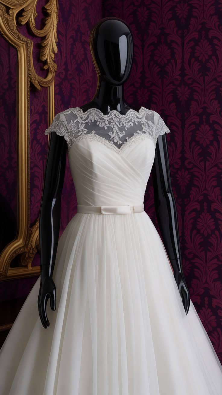 a photograph of an elegant white