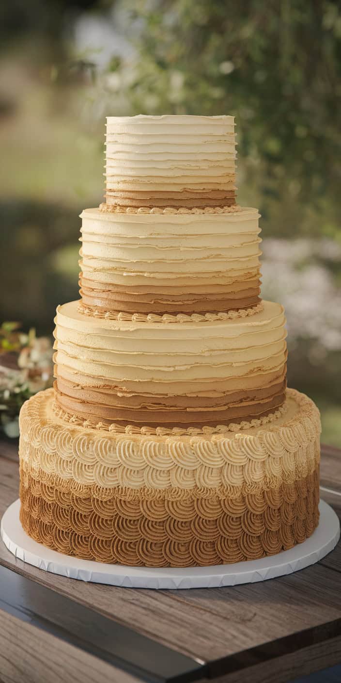 a photorealistic image of a wedding