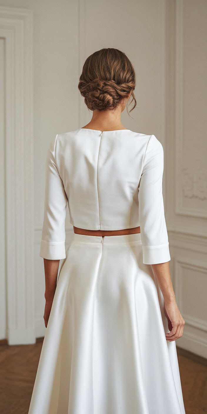 a woman from the back wearing a white tw trALzGvySPmJv qPHeAA1w DZyQFm 5Rvekzsf6s0KR g