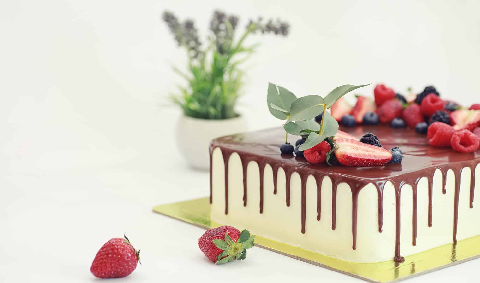 square wedding cakes