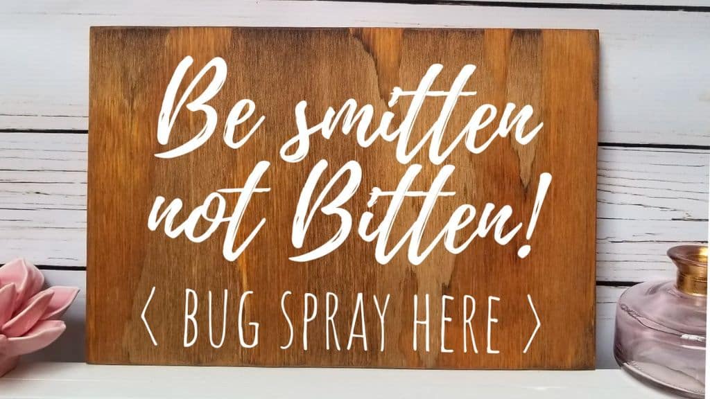 Custom Be Smitten Wedding Sign