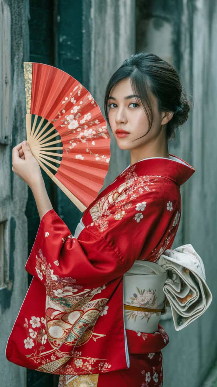 a portrait photograph of a young asian