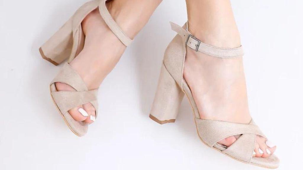 Elegant Faux Leather Bridal High Heels