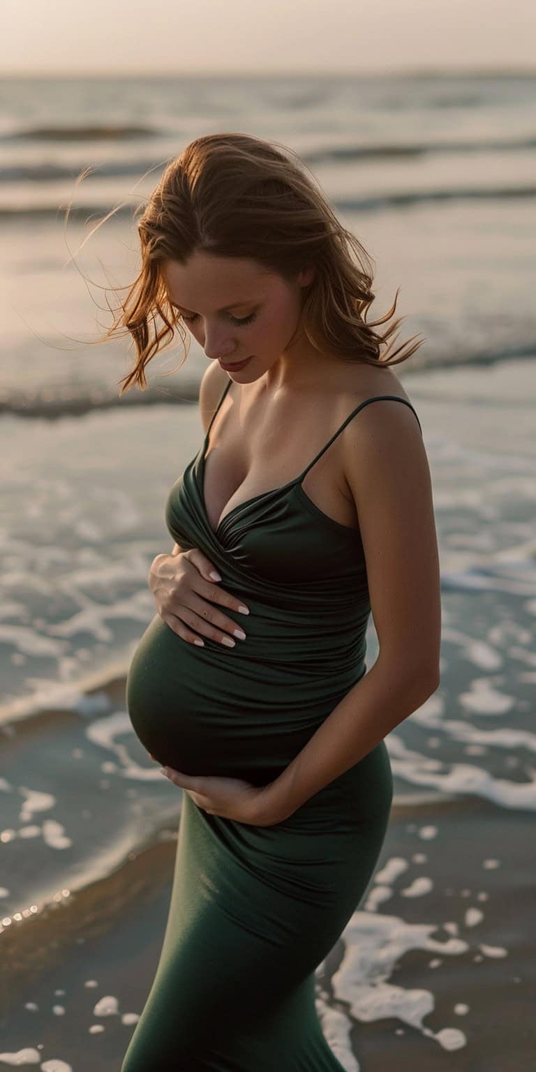 jakecain7 A photorealistic image of a pregnant woman wearing 982a0d23 3230 4c2c b4e1 4c3c6fd05a0d 0