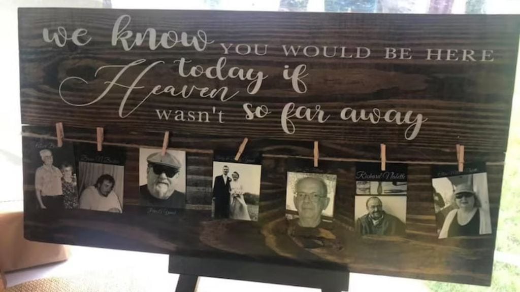 Remember Them Wedding Decor Sign