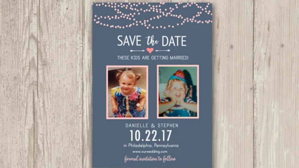 These Kids Are Getting Married Save the Date Card