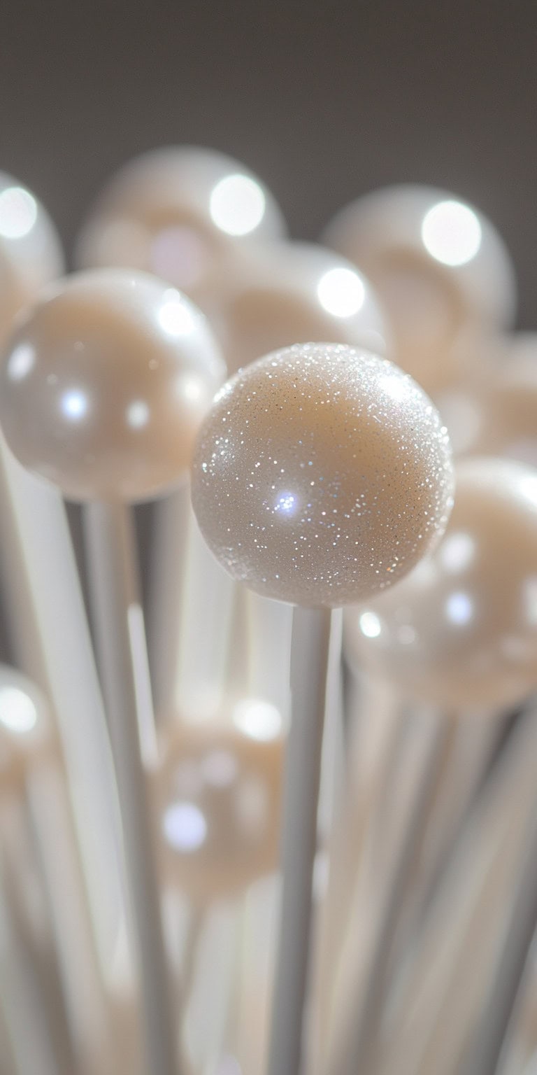 Little Pearl Bling Sticks for Cake Pops