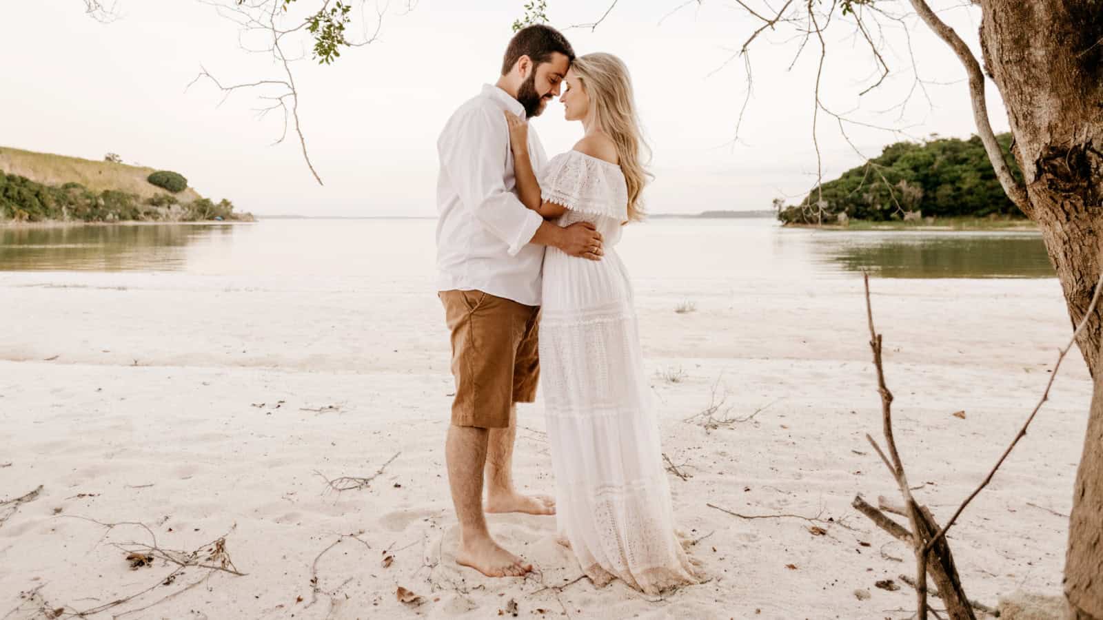 Beautiful couple on Honeymoon