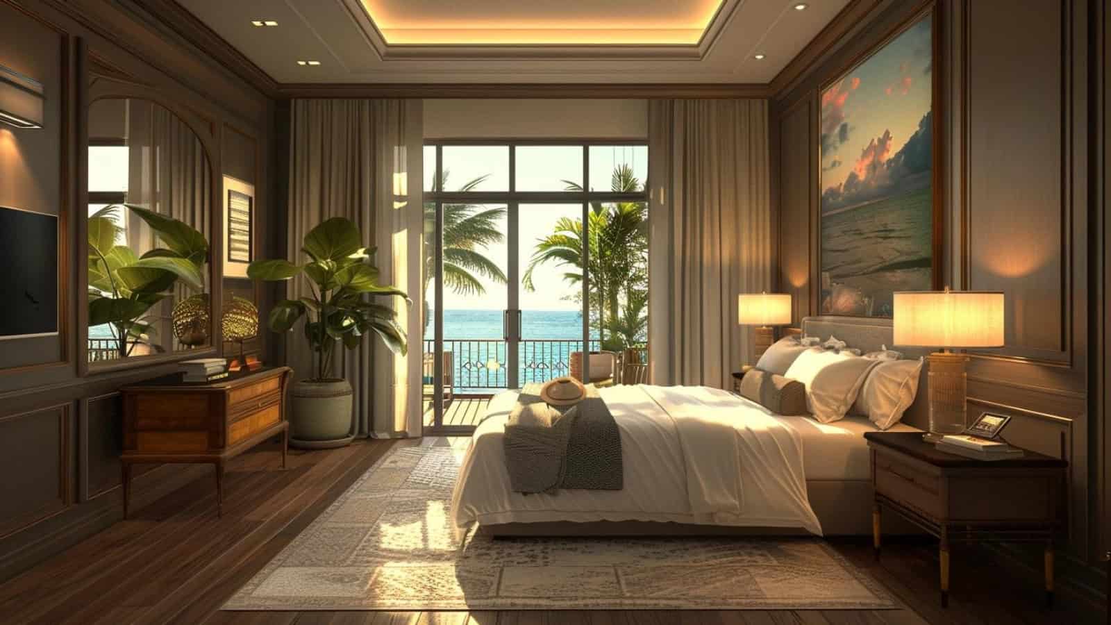 renovated room in an all-inclusive hotel